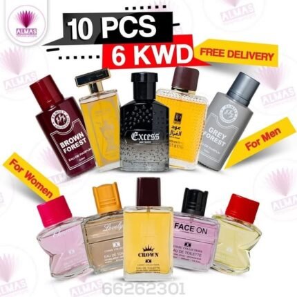 10 perfumes 100 ml